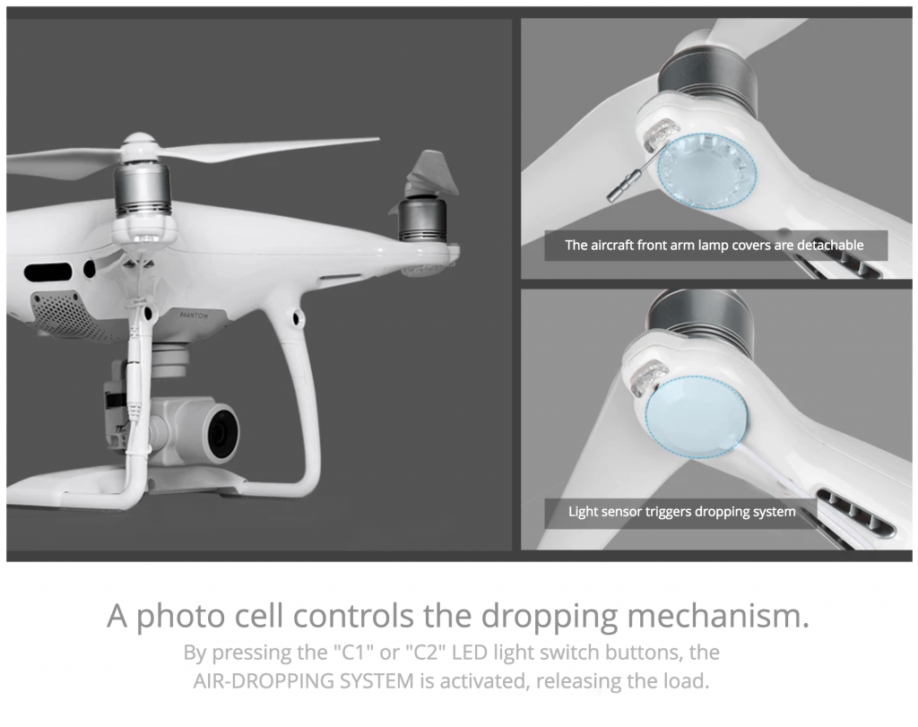 PGYTECH Air-Dropping System for Phantom 4 series - DJI Cyprus Store